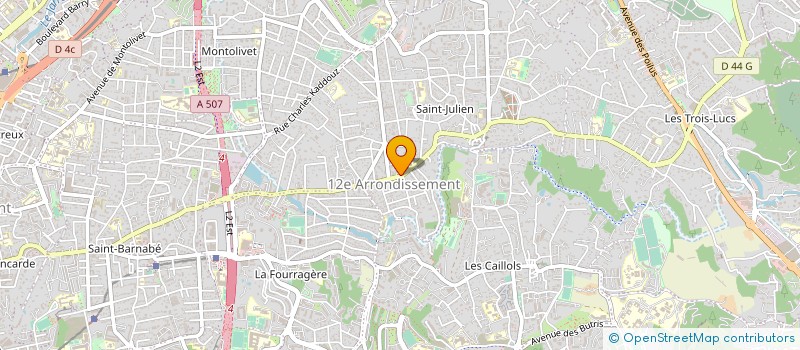 localisation de l'entreprise MADAME GRADZIELLA DEL GIUDICE à MARSEILLE