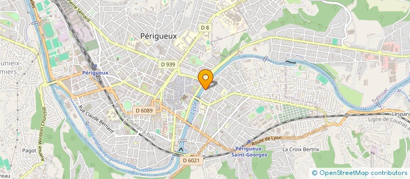 localisation de l'entreprise MADAME GRANIA BOUVERIE  PERIGUEUX