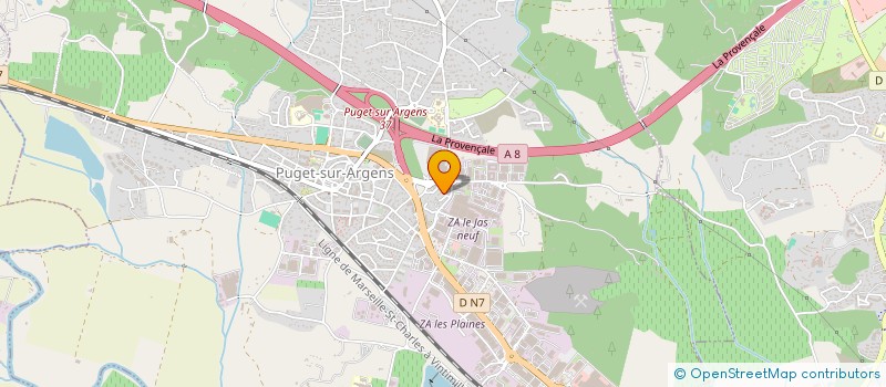 localisation de l'entreprise MADAME GRASIANE BEATSE à PUGET-SUR-ARGENS