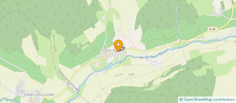 localisation de l'entreprise MADAME GRASIELA DA CUNHA à VALLEES EN CHAMPAGNE