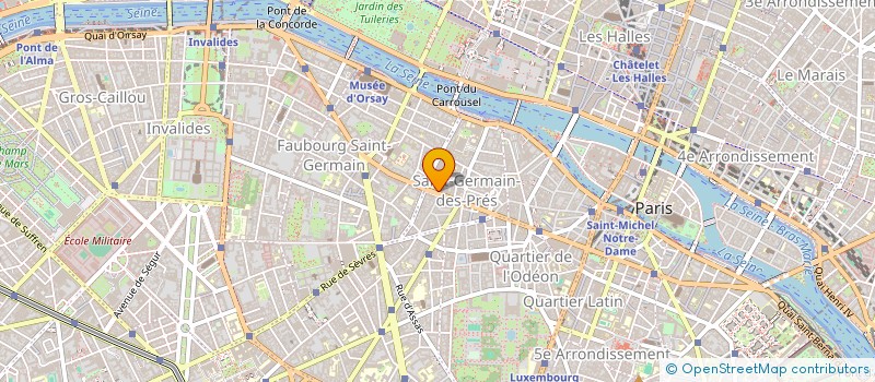 localisation de l'entreprise MADAME GRATI BARONI à PARIS
