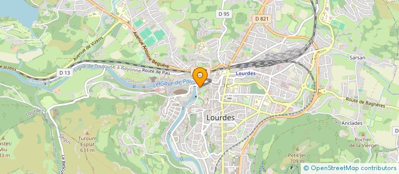 localisation de l'entreprise MADAME GRATIANE BRUNIS à LOURDES