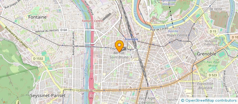 localisation de l'entreprise MADAME GRATIANE DE GOROSTARZU  GRENOBLE