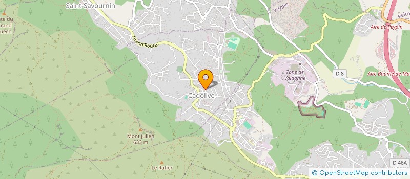 localisation de l'entreprise MADAME GRATIENNE VANDEVENNE à CADOLIVE
