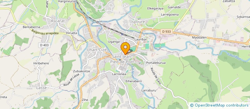 localisation de l'entreprise MADAME GRAXI MARISCO  SAINT-JEAN-PIED-DE-PORT