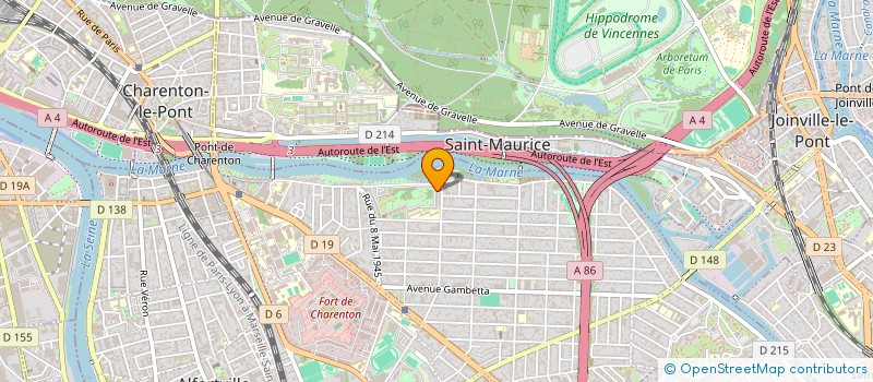 localisation de l'entreprise MADAME GRAXIANA MENJOLLE  MAISONS-ALFORT