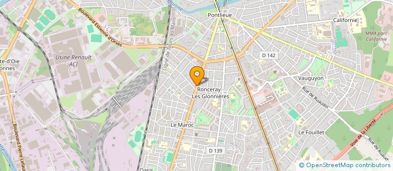 localisation de l'entreprise MADAME GRAZIA TOGHO YOCKO  LE MANS