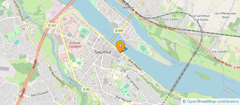 localisation de l'entreprise MADAME GRAZIELE DA SILVA NEVES à SAUMUR