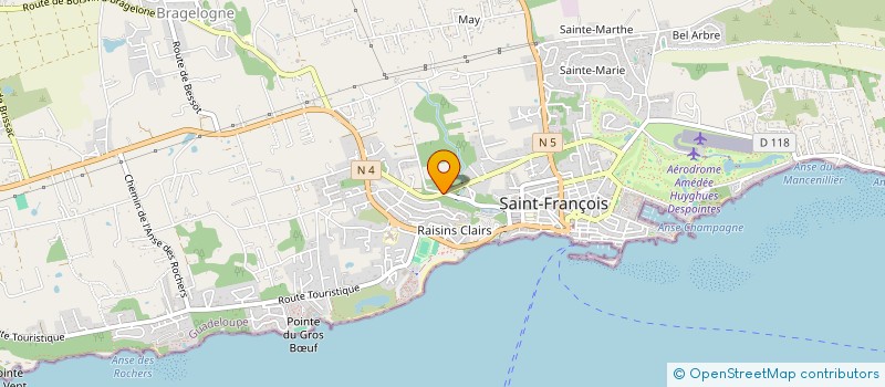 localisation de l'entreprise MADAME GRAZIELLA ATTENA à SAINT-FRANCOIS