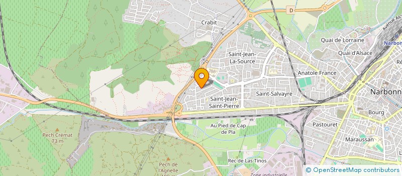 localisation de l'entreprise MADAME GRAZIELLA AURET  NARBONNE