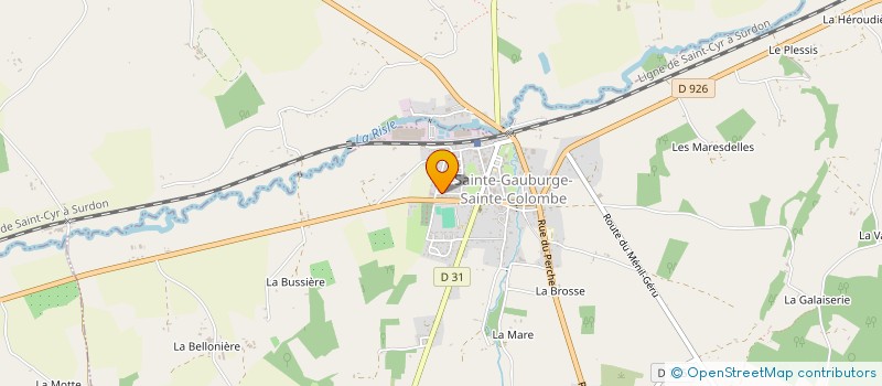 localisation de l'entreprise MADAME GRAZIELLA BARDET à SAINTE-GAUBURGE-SAINTE-COLOMBE