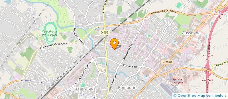 localisation de l'entreprise MADAME GRAZIELLA BOUDGHACENE  MONTAUBAN