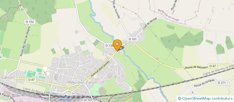 localisation de l'entreprise MADAME GRAZIELLA CALLEJAS OLIBO  MEZIDON VALLEE D'AUGE