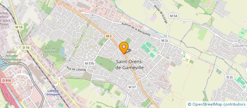 localisation de l'entreprise MADAME GRAZIELLA CHAMPALAUNE à SAINT-ORENS-DE-GAMEVILLE