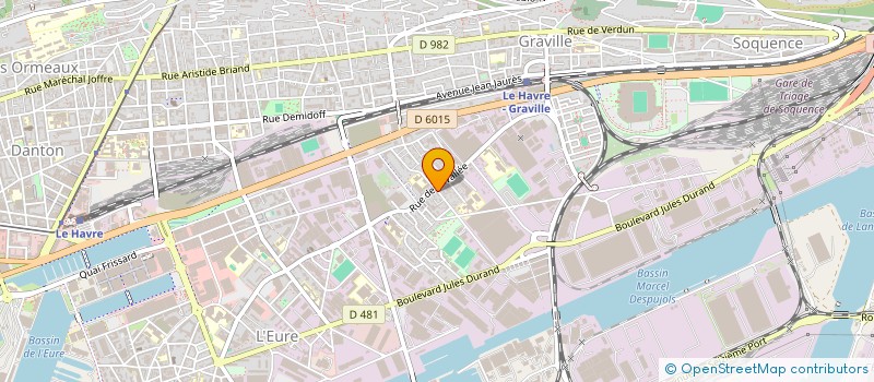 localisation de l'entreprise MADAME GRAZIELLA CUFF  LE HAVRE