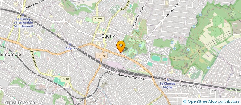 localisation de l'entreprise MADAME GRAZIELLA DI CUONZO à GAGNY