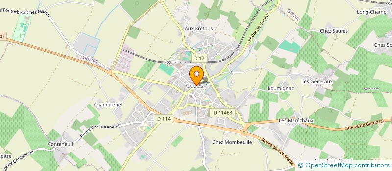 localisation de l'entreprise MADAME GRAZIELLA DURET à COZES