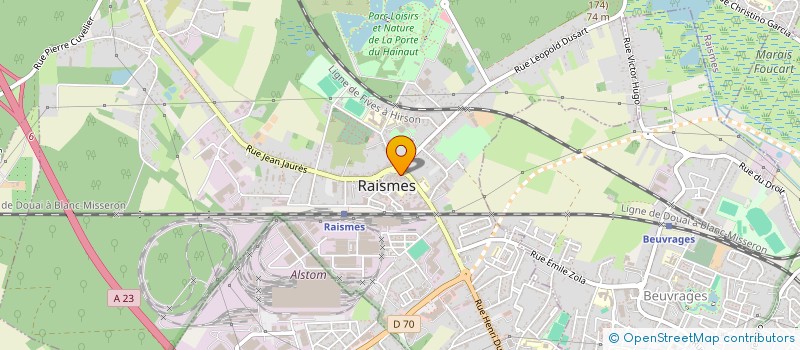 localisation de l'entreprise MADAME GRAZIELLA FABRIZIO  RAISMES