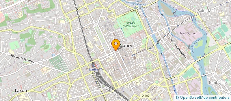 localisation de l'entreprise MADAME GRAZIELLA FAVORITO  NANCY