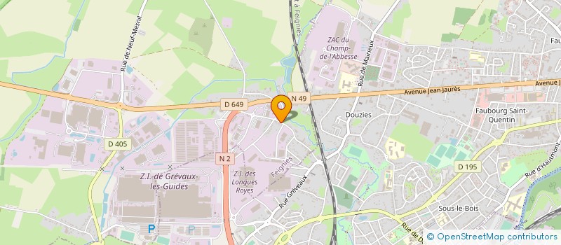 localisation de l'entreprise MADAME GRAZIELLA GRARD  FEIGNIES