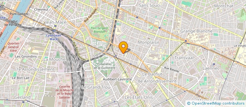 localisation de l'entreprise MADAME GRAZIELLA GUINET  LYON