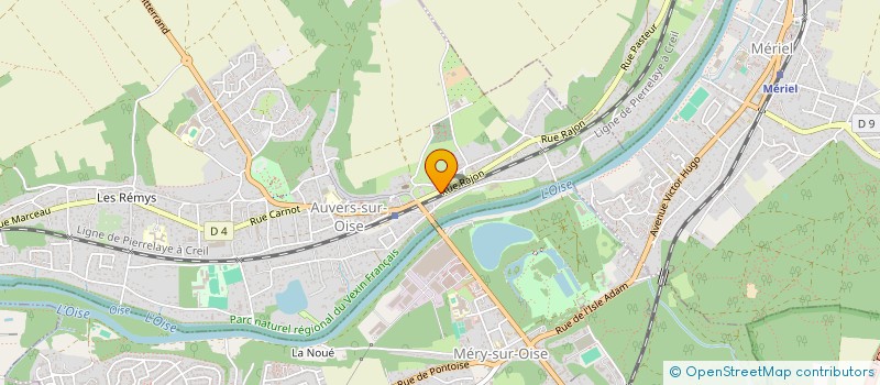 localisation de l'entreprise MADAME GRAZIELLA HERBY  AUVERS-SUR-OISE