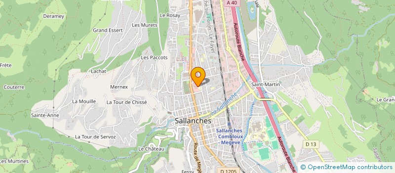 localisation de l'entreprise MADAME GRAZIELLA IANNAZZO à SALLANCHES