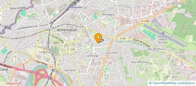 localisation de l'entreprise MADAME GRAZIELLA ITALIANO à ANNEMASSE