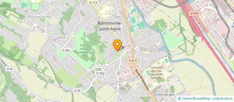 localisation de l'entreprise MADAME GRAZIELLA IZARD  RAMONVILLE-SAINT-AGNE