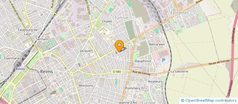 localisation de l'entreprise MADAME GRAZIELLA JANECZKO  REIMS