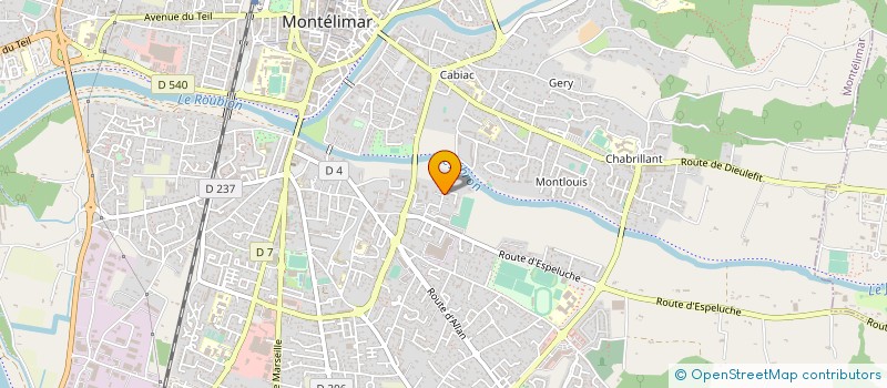 localisation de l'entreprise MADAME GRAZIELLA LEMIERE à MONTELIMAR
