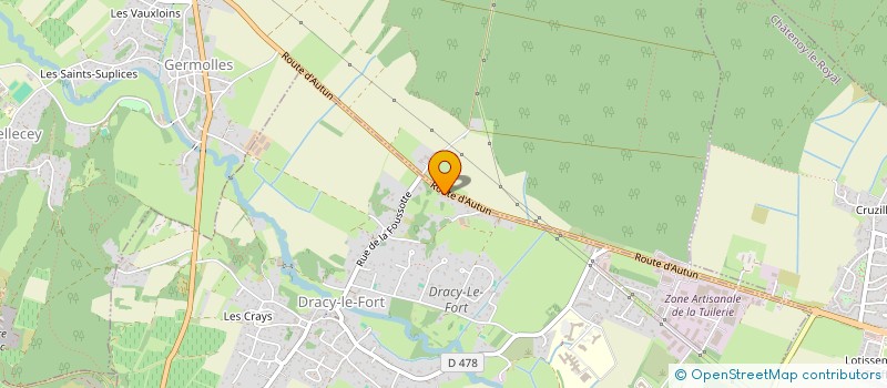 localisation de l'entreprise MADAME GRAZIELLA MACHURET  DRACY-LE-FORT