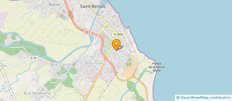 localisation de l'entreprise MADAME GRAZIELLA MARIE GOURAMA  SAINT-BENOIT