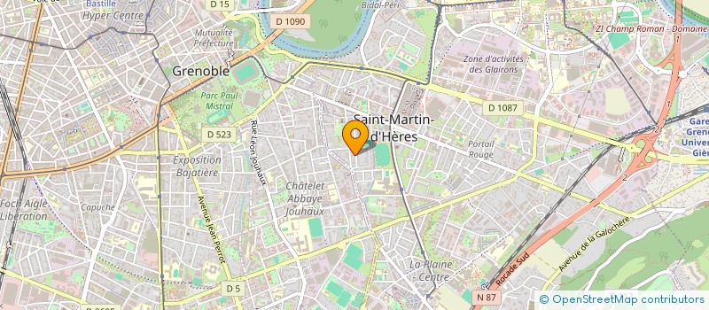 localisation de l'entreprise MADAME GRAZIELLA NARBONE  SAINT-MARTIN-D'HERES