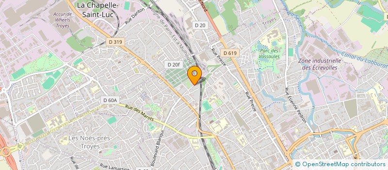 localisation de l'entreprise MADAME GRAZIELLA NGBIANDJA  TROYES