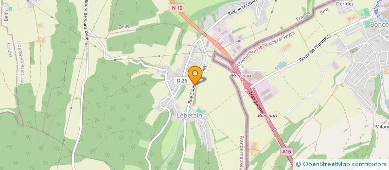 localisation de l'entreprise MADAME GRAZIELLA OREFICE à LEBETAIN