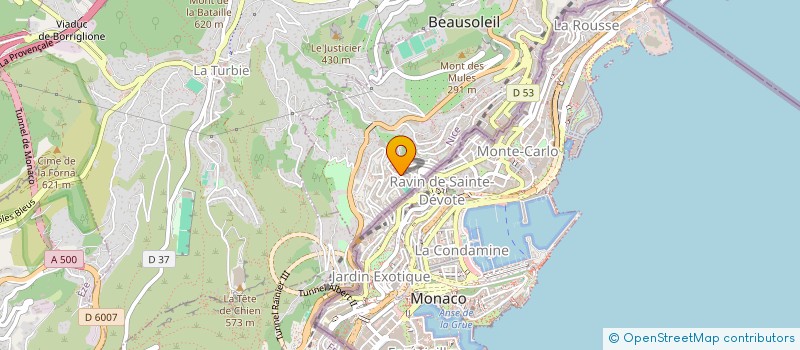 localisation de l'entreprise MADAME GRAZIELLA PINI  BEAUSOLEIL