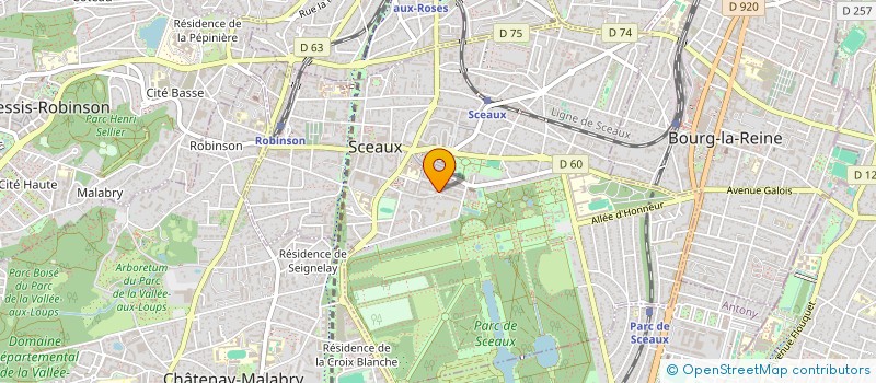 localisation de l'entreprise MADAME GRAZIELLA PIROLLO à SCEAUX
