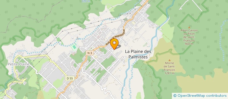 localisation de l'entreprise MADAME GRAZIELLA RICHARD  LA PLAINE-DES-PALMISTES