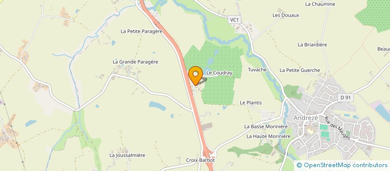 localisation de l'entreprise MADAME GRAZIELLA RIDEAU  BEAUPREAU-EN-MAUGES