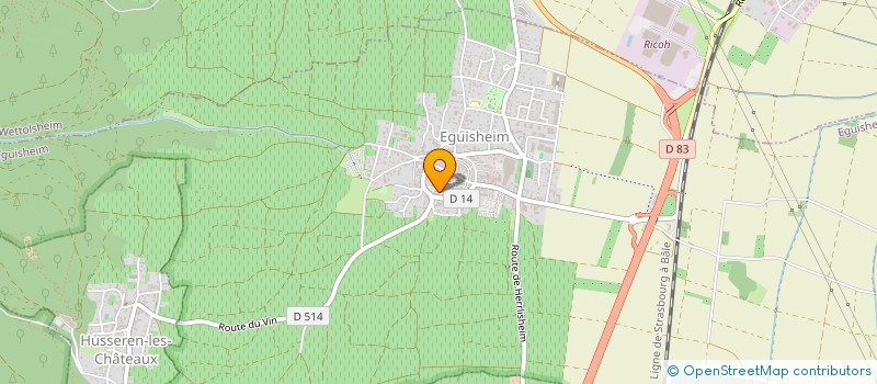 localisation de l'entreprise MADAME GRAZIELLA RITZENTHALER  EGUISHEIM