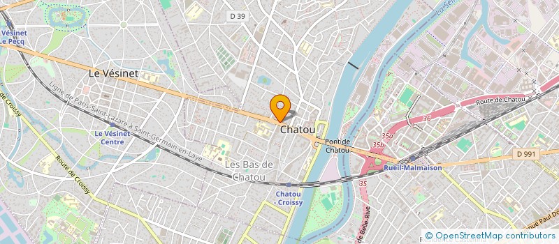 localisation de l'entreprise MADAME GRAZIELLA RODRIGUES  CHATOU