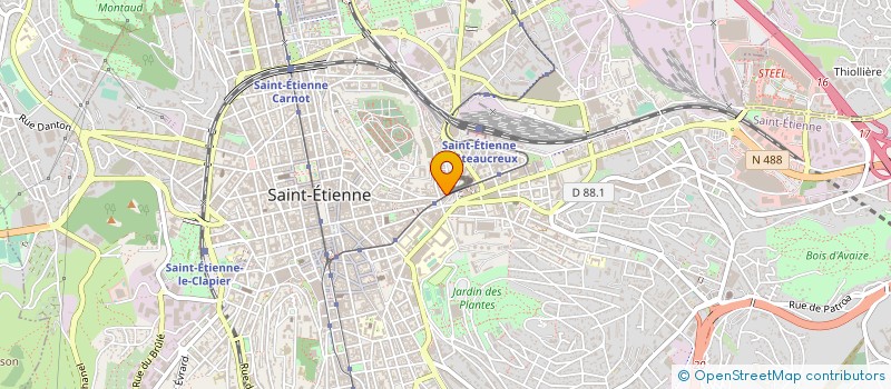 localisation de l'entreprise MADAME GRAZIELLA SANFILIPPO à SAINT-ETIENNE