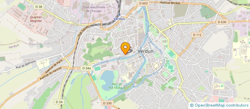 localisation de l'entreprise MADAME GRAZIELLA SERRANO à VERDUN