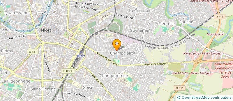 localisation de l'entreprise MADAME GRAZIELLA SOLLIER à NIORT