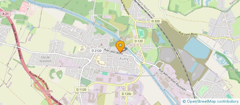 localisation de l'entreprise MADAME GRAZIELLA TENERELLI  AUBY