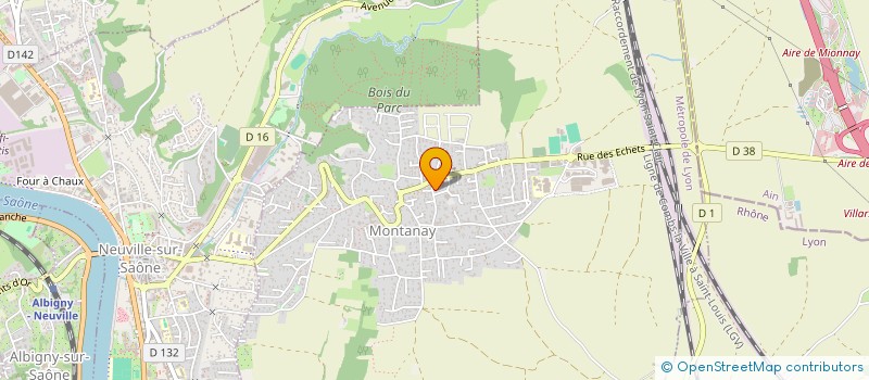 localisation de l'entreprise MADAME GRAZIELLA TISCIA  MONTANAY