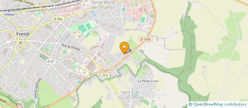 localisation de l'entreprise MADAME GRAZIELLA TOUSSAINT  YVETOT