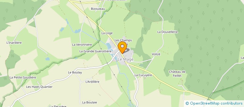 localisation de l'entreprise MADAME GRAZYNA CHABROS à LE MAGE