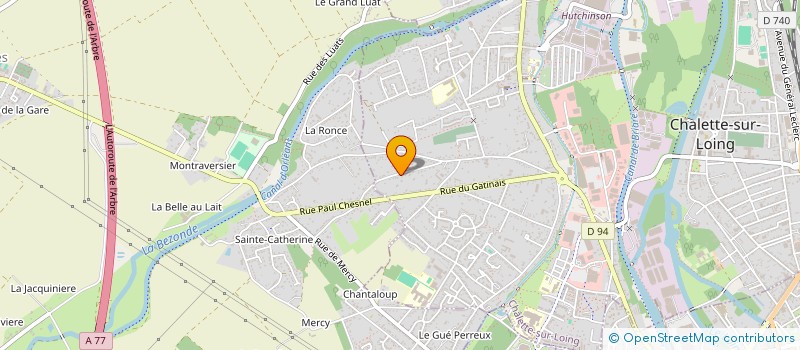 localisation de l'entreprise MADAME GRAZYNA DOBRANOWSKA à CHALETTE-SUR-LOING